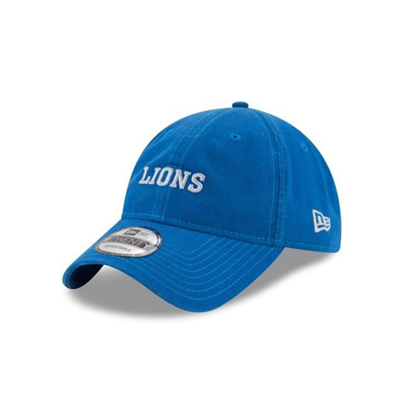 NFL Detroit Lions Solid Team Hit 9Twenty Adjustable (CSB9363) - Blue New Era Caps